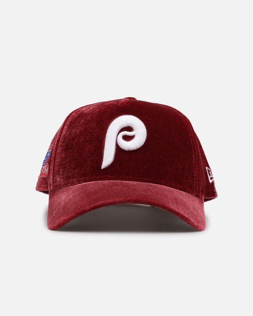 New Era Philadelphia Phillies 'Velvet Official Team Color' 9FORTY A-Frame Snapback Burgundy