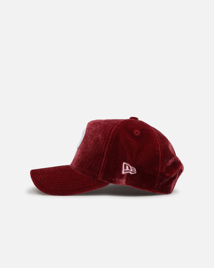 New Era Philadelphia Phillies 'Velvet Official Team Color' 9FORTY A-Frame Snapback Burgundy