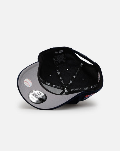 New Era Detroit Tigers 'Velvet Official Team Color' 9FORTY A-Frame Snapback Navy