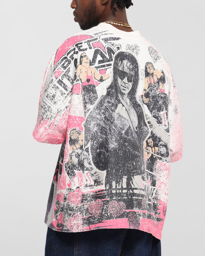 Culture Kings X WWE Bret 'The Hit Man' Hart All Over Print T-Shirt White