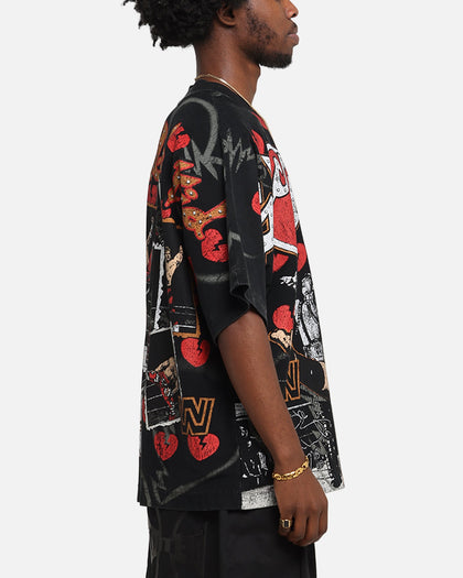 Culture Kings X WWE Shawn Michaels All Over Print T-Shirt Black