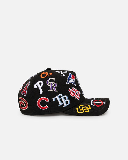 New Era MLB All Over 9FORTY A-Frame Snapback Black