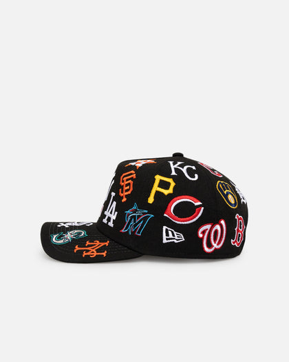 New Era MLB All Over 9FORTY A-Frame Snapback Black