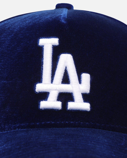 New Era Los Angeles Dodgers 'Velvet Official Team Color' 9FORTY A-Frame Snapback Blue