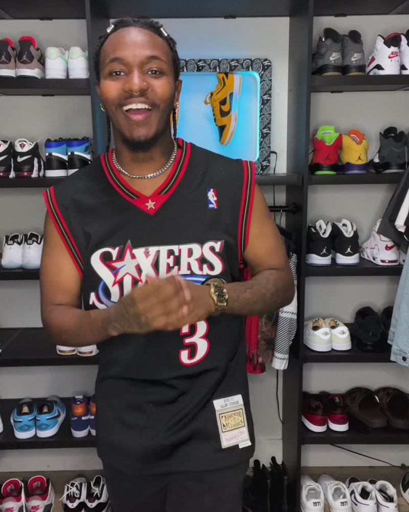 76ERS IVERSON 3 SWINGMAN JRSY - video with sound